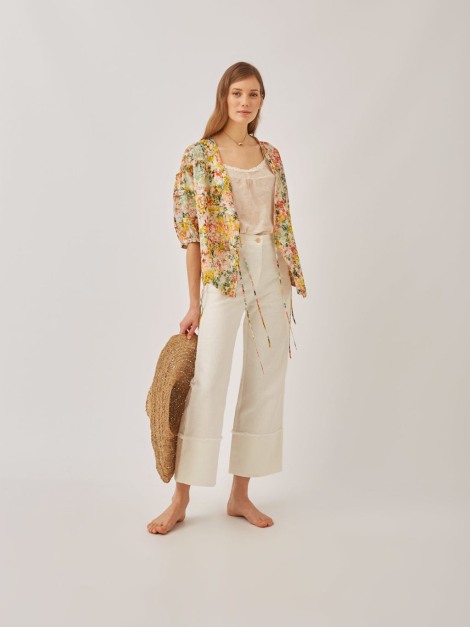 Blusón estampado flores naranja 750 1064