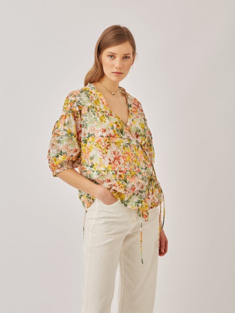 Blusón estampado flores naranja 750 1064 2