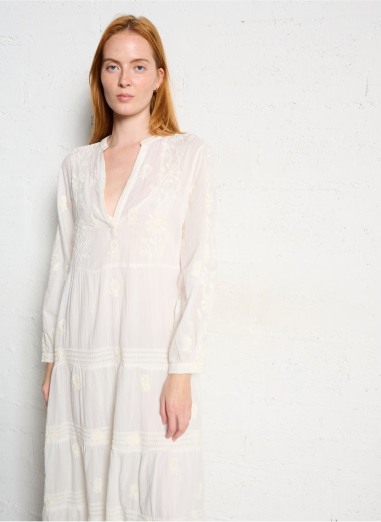 Vestido largo birdado LALA Maison Hotel