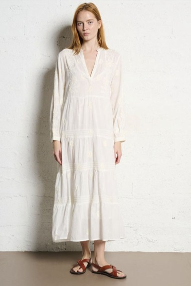 Vestido largo birdado LALA Maison Hotel