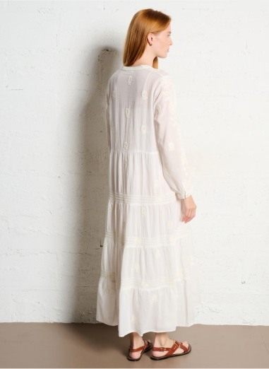 Vestido largo birdado LALA Maison Hotel