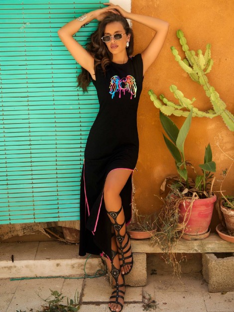 Vestido largo Zampullin Camaleonica