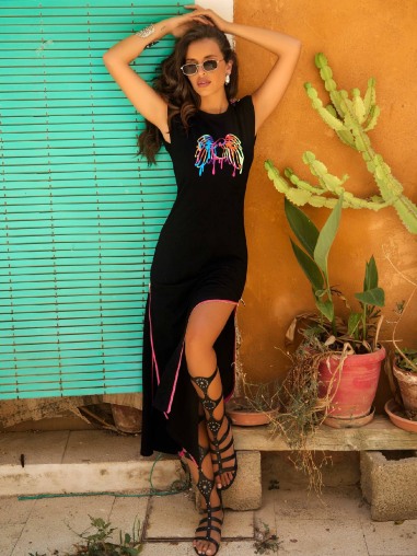 Vestido largo Zampullin Camaleonica