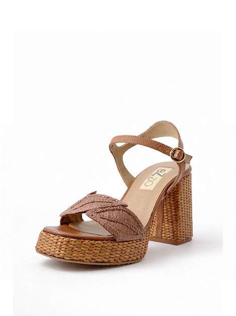 Sandalia rafia natural Ezzio 56623 2
