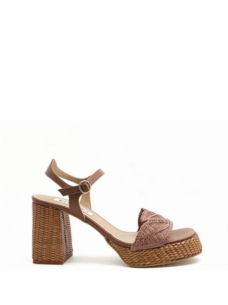 Sandalia rafia natural Ezzio 56623