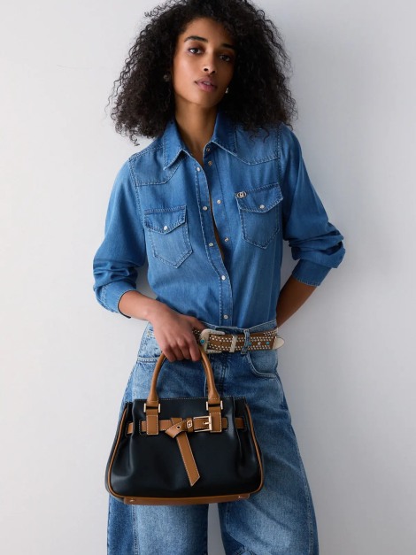 Bolso de mano pequeño Liu Jo con hebilla AA6032E112022222 2