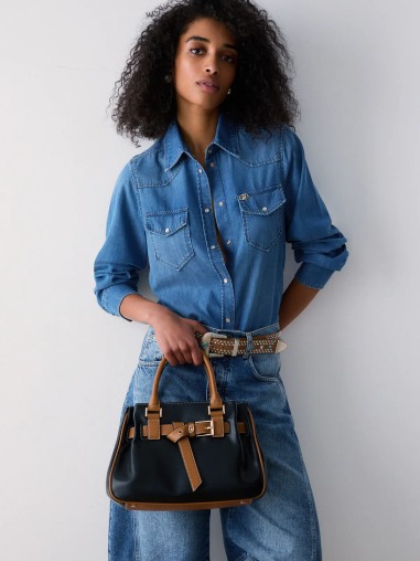 Bolso de mano pequeño Liu Jo con hebilla AA6032E112022222