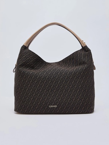 Bolso tote grande Liu Jo con monograma AA6057T378A00533
