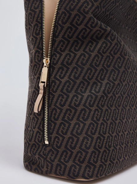 Bolso tote grande Liu Jo con monograma AA6057T378A00533