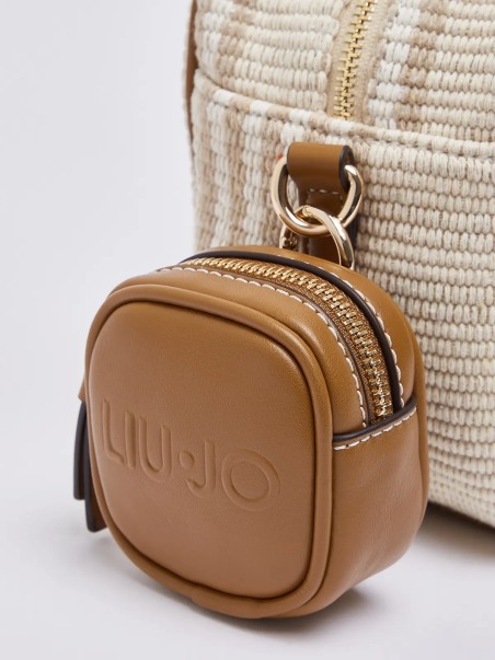 Bolso bowling mediano Liu Jo de encaje AA6113T387A00005