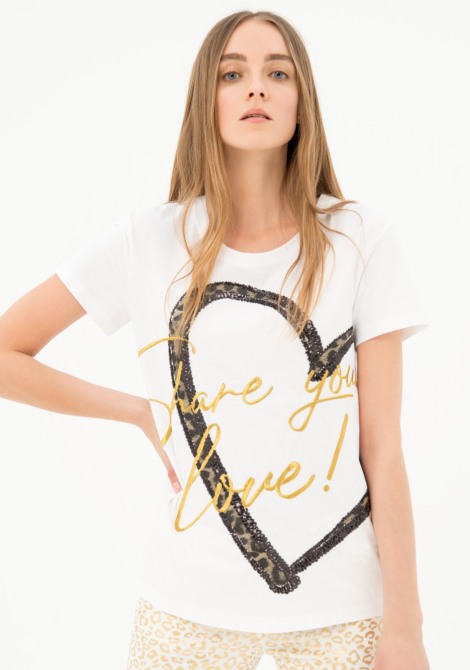 T-SHIRT OVER FIT WITH PRINT  FR21ST3038J41311