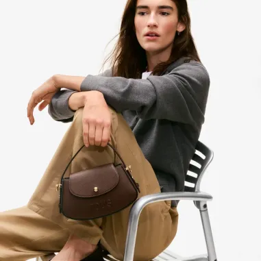 Mini bolso marron TOUS Back to Basics