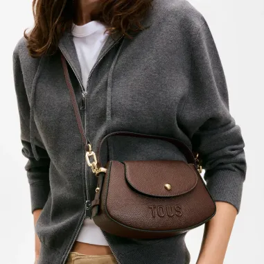 Mini bolso marron TOUS Back to Basics