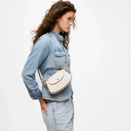 Mini bolso beige TOUS Back to Basics