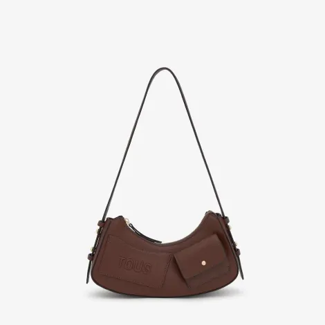 Bolso de hombro marrón TOUS Back to basics
