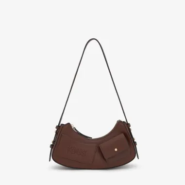 Bolso de hombro marrón TOUS Back to basics