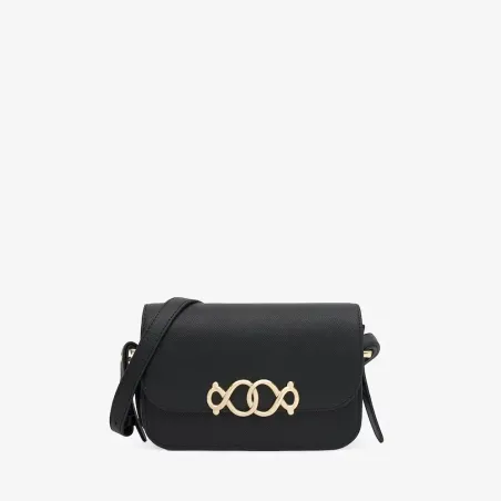Bandolera mediana flap negra TOUS Infinity