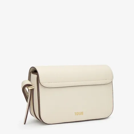 Bandolera mediana flap beige TOUS Infinity 2