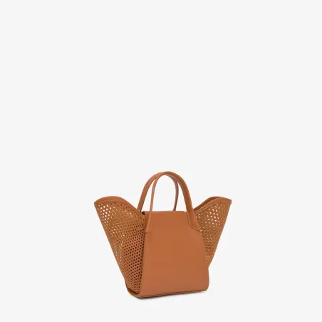 Capazo pequeño camel TOUS Tulip Cutout