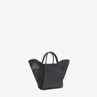 Capazo pequeño negro TOUS Tulip Cutout