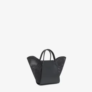 Capazo pequeño negro TOUS Tulip Cutout