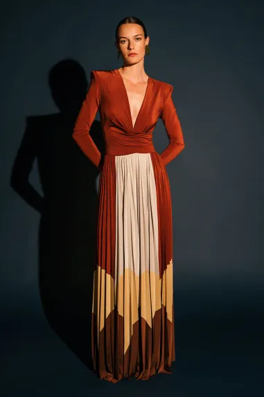 Vestido Diza Colour nude