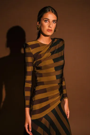 Vestido Nastic Colour Nude