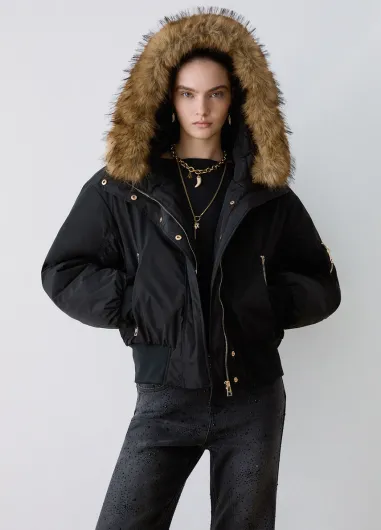 Bomber con capucha wf6071