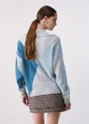Polo Argyle con bordados joya wf6182