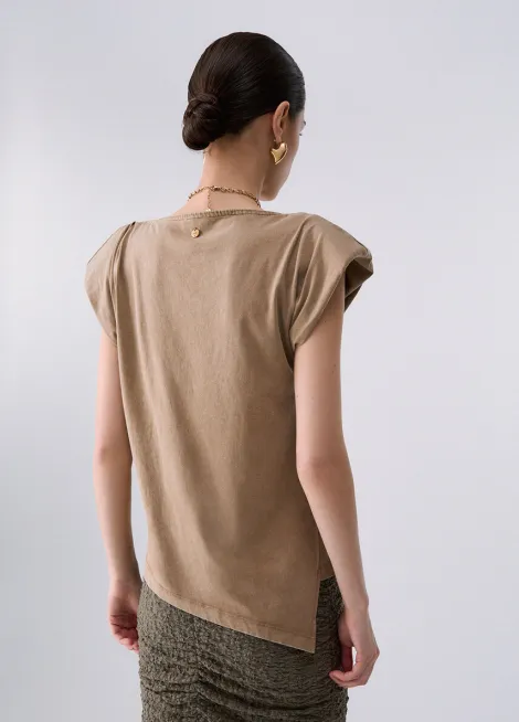 Top en jersey con bordado WF6245 2