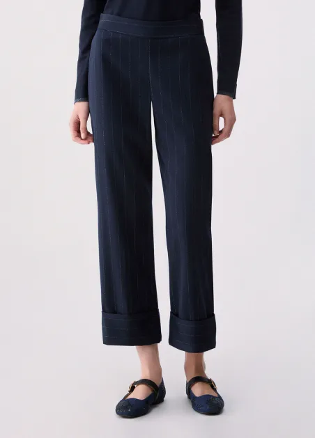 Pantalones cigarrillo de raya diplomática WF6250