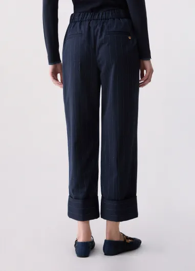 Pantalones cigarrillo de raya diplomática WF6250