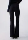 Pantalones flare en punto milano WF6264