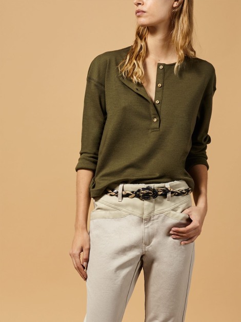 Camiseta abotonada de algodón TSH.4060.500