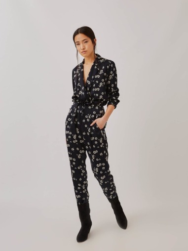 Pantalón de florecitas marino 1106.757