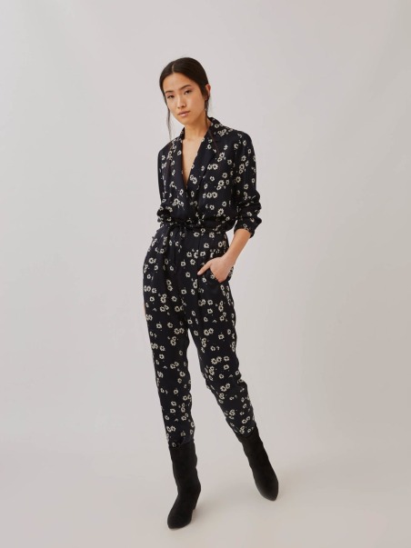 Pantalón de florecitas marino 1106.757