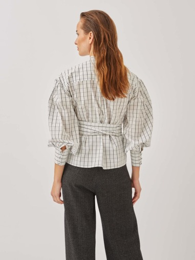 Blusa cruzada cuadros 1108.758