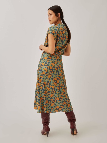 Falda de florecitas fondo azul 1118.762