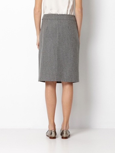 Falda midi raya diplomática FAL.4078.704