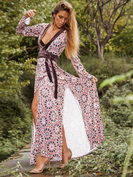 VESTIDO CLEOPATRA LARGO CAMALEÓNICA