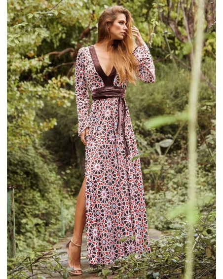 VESTIDO CLEOPATRA LARGO CAMALEÓNICA