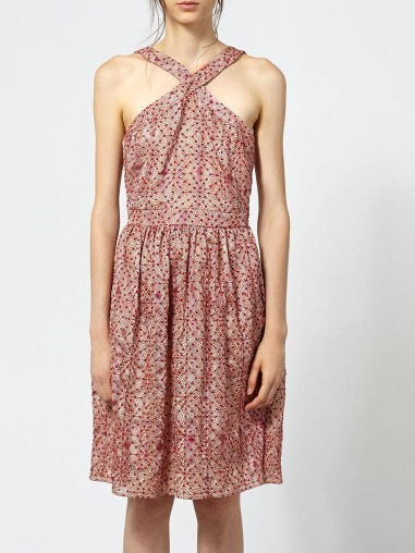 Vestido Intropia halter bordado VES.5147.416