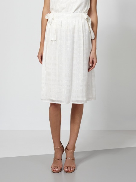 Falda Intropia midi seda  FAL.4906.645