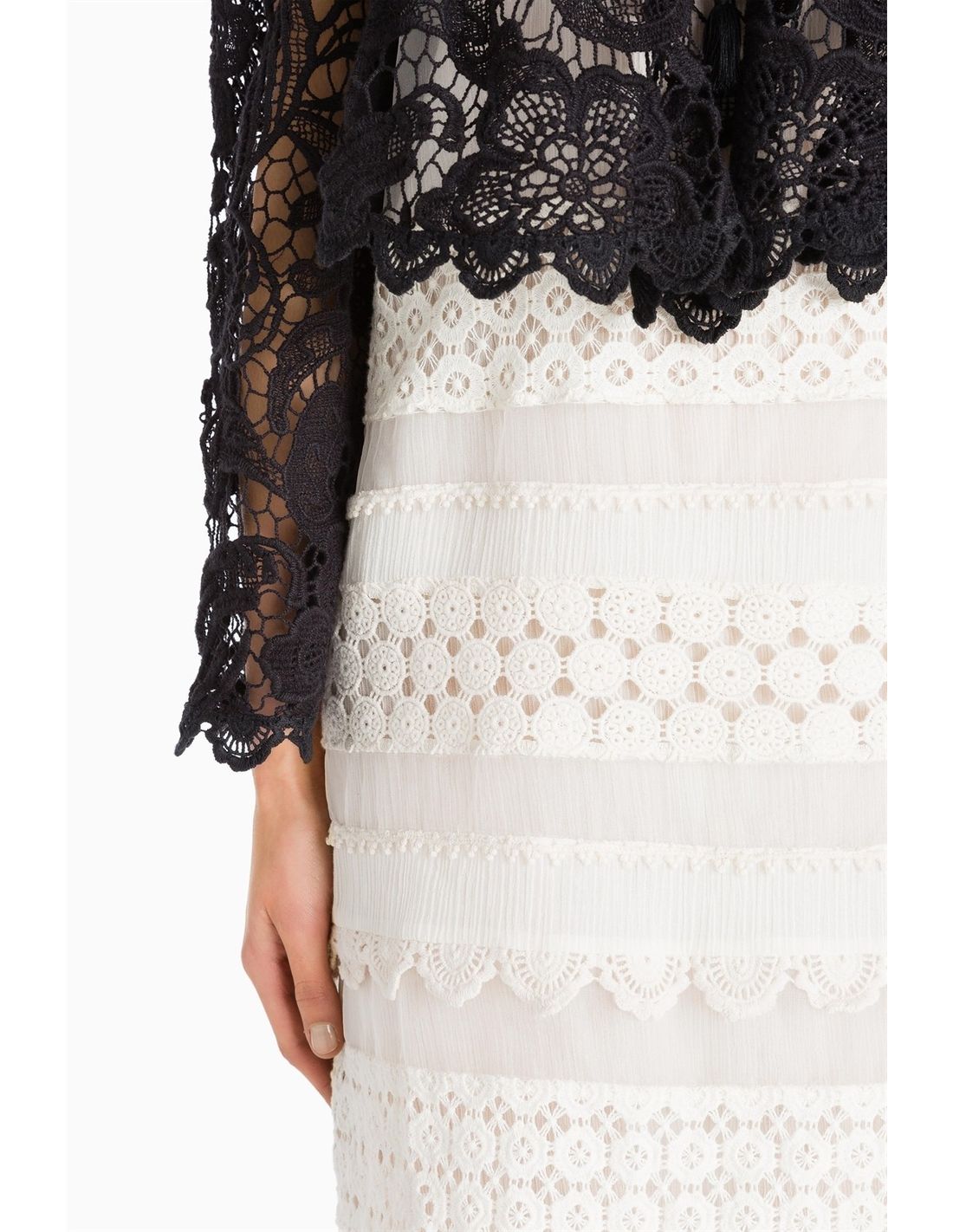 Twin set   VESTIDO DE MACRAMÉ  TS72GE 2