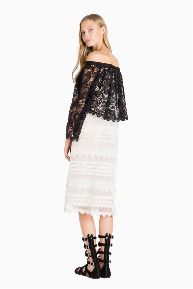 Twin set   VESTIDO DE MACRAMÉ  TS72GE