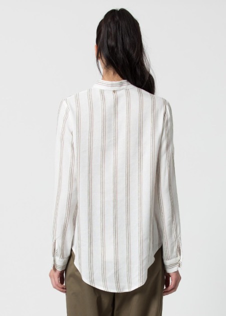 Shirt eleth Striped 3/4 sleeve shirt
