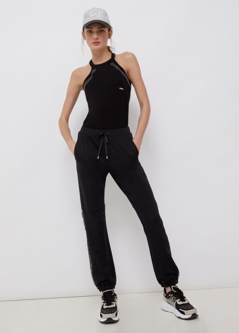 Pantalón con inserciones de malla TA2112