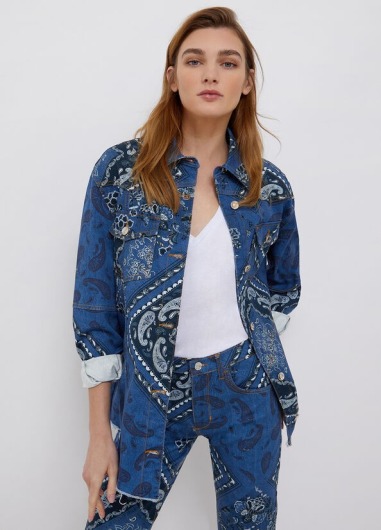 Chaqueta vaquera estampada UA2160
