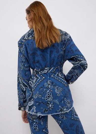 Chaqueta vaquera estampada UA2160