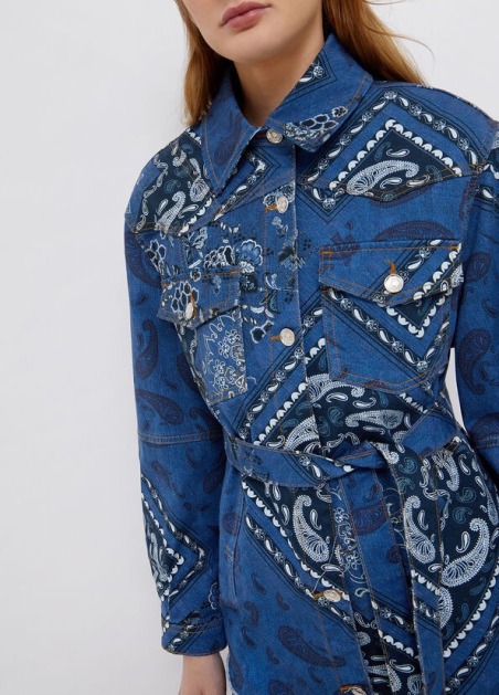 Chaqueta vaquera estampada UA2160